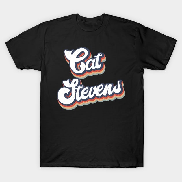 KakeanKerjoOffisial VintageColor Cat Stevens names T-Shirt by KakeanKerjoOffisial